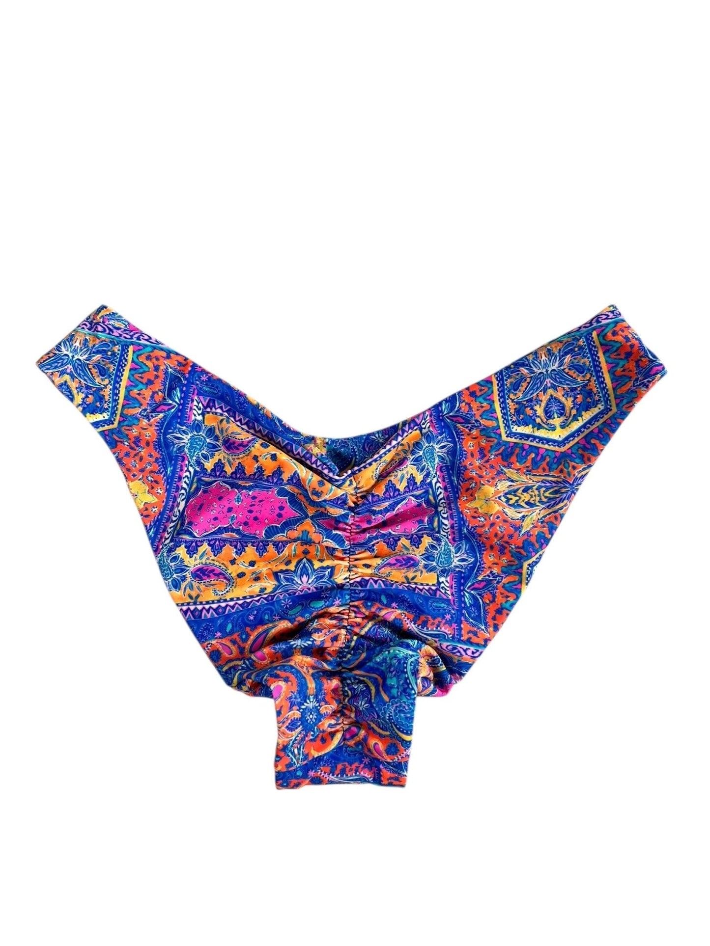 PAISLEY TIDE MODERATE CHEEKY BOTTOM - Berry Beachy Swimwear