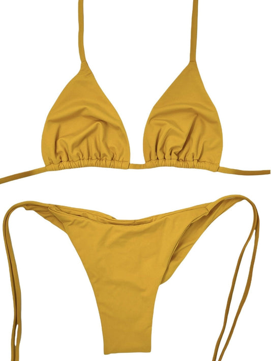 HARVEST CHEEKY SCRUNCH BOTTOM - BUTTERSCOTCH - Berry Beachy Swimwear